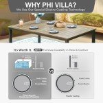 7-Piece Outdoor Patio Dining Set for 6