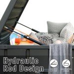 Domi 120 Gallon Waterproof Outdoor Storage Box