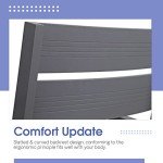 Soleil Jardin Dark Grey Outdoor Bar Stools Set