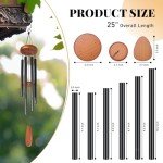 Aluminium Wind Chimes for Outdoor Relaxation 25”