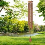 Extra Large 58" Bronze Wind Chimes for Outdoors