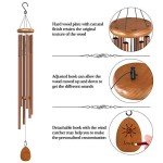 Extra Large 58" Bronze Wind Chimes for Outdoors