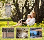 Silver 22-Tube Wind Chimes for Outdoors & Indoors