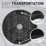 Heavy-Duty Fillable Umbrella Base with Wheels