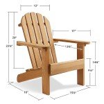 Kids Adirondack Chairs Set of 2 - Natural Cedar