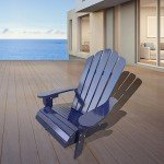 Kids' Blue Adirondack Chair for Indoor & Outdoor