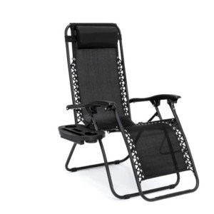 Adjustable Zero Gravity Lounge Chair with Cup Tray