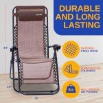 Zero Gravity Chairs Set of 2 with Table