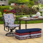 Rain-Proof Fade Resistant Dining Chair Cushion - Blue