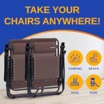 Zero Gravity Chairs Set of 2 with Table