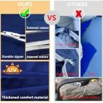 14-Piece Outdoor Cushion Covers for Wicker Sofas