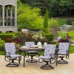 Rain-Proof Fade Resistant Dining Chair Cushion - Blue