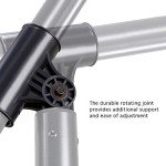 10FT Burgandy Patio Offset Umbrella with Crank