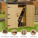 Gizoon Waterproof Outdoor Storage Cabinet with Shelves
