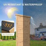 Gizoon Waterproof Outdoor Storage Cabinet with Shelves