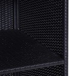 Outsunny Waterproof Pool Towel Rack with Storage