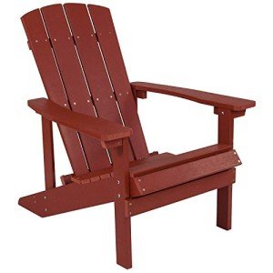 Red Adirondack Chair for Indoor/Outdoor Use