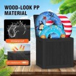 Waterproof 30 Gallon Outdoor Storage Deck Box