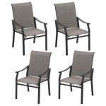 Sophia & William Set of 4 Outdoor Patio Chairs