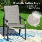 Sophia & William Set of 4 Outdoor Patio Chairs