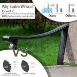 Sophia & William Set of 4 Outdoor Patio Chairs