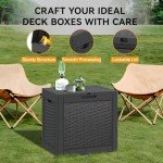 Outdoor Storage Box – 31 Gallon Waterproof Resin