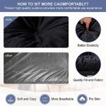 Macrame Hammock Chair Swing with Cushion, 450 lbs Capacity