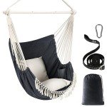 Chihee Hanging Hammock Chair with Cushions 500 lbs