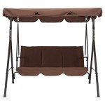 MCombo 3-Person Outdoor Swing Chair with Canopy