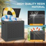 Outdoor Storage Box – 31 Gallon Waterproof Resin