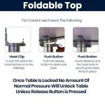 Aluminum Round Patio Bar Height Table – 23.75