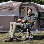 Oversized Folding Rocking Camping Chair - Green