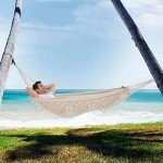 Double Hammock Swing Chair for Patio & Garden