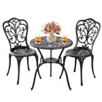Withniture 3-Piece Outdoor Bistro Furniture Set