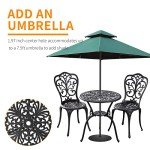Withniture 3-Piece Outdoor Bistro Furniture Set