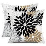 Set of 2 Floral Outdoor Pillow Covers 18x18