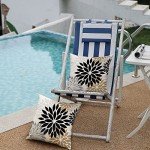 Set of 2 Floral Outdoor Pillow Covers 18x18