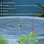 Large Round Outdoor Water Fountain with Lights