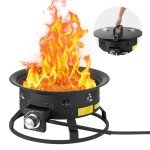 VEVOR 19-Inch Portable Propane Fire Pit