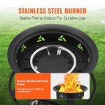 VEVOR 19-Inch Portable Propane Fire Pit