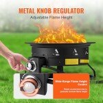 VEVOR 19-Inch Portable Propane Fire Pit