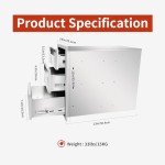 Stainless Steel Triple BBQ Drawers for Outdoor Kitchens