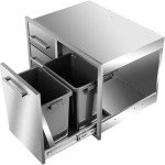 Outdoor Kitchen Triple Drawer Combo with Handles