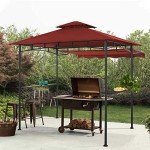 Charmeleon Double Tier BBQ Gazebo Canopy Tent