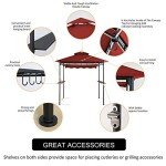 Charmeleon Double Tier BBQ Gazebo Canopy Tent