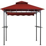 Charmeleon Double Tier BBQ Gazebo Canopy Tent