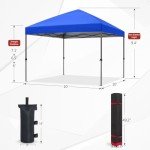 ABCCANOPY 10x10 Heavy Duty Pop Up Canopy