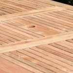 7-Piece Brown Teak Extendable Newcastle Dining Set