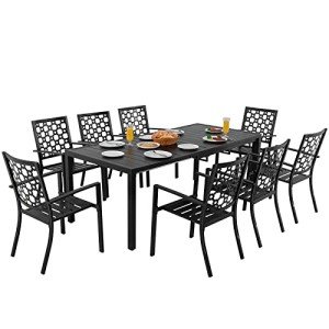 9-Piece Expandable Patio Dining Set for 8