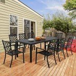 9-Piece Expandable Patio Dining Set for 8